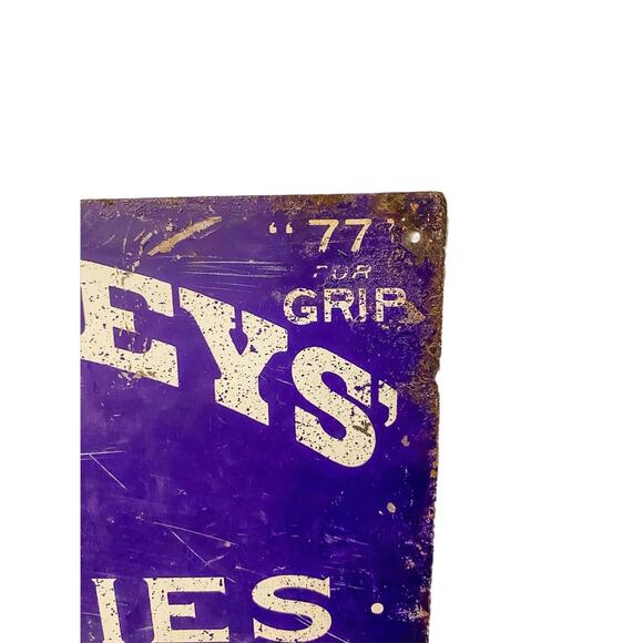 Antique Humphreys' Remedies Tin Sign from Display Medical Cabinet Door - Picture 5 of 7